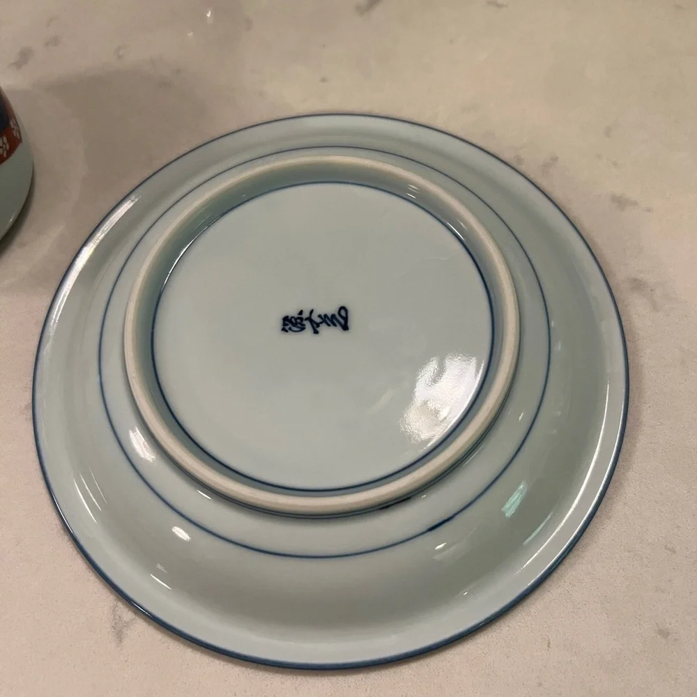 Arita Ware from Japan cup and 2 saucers